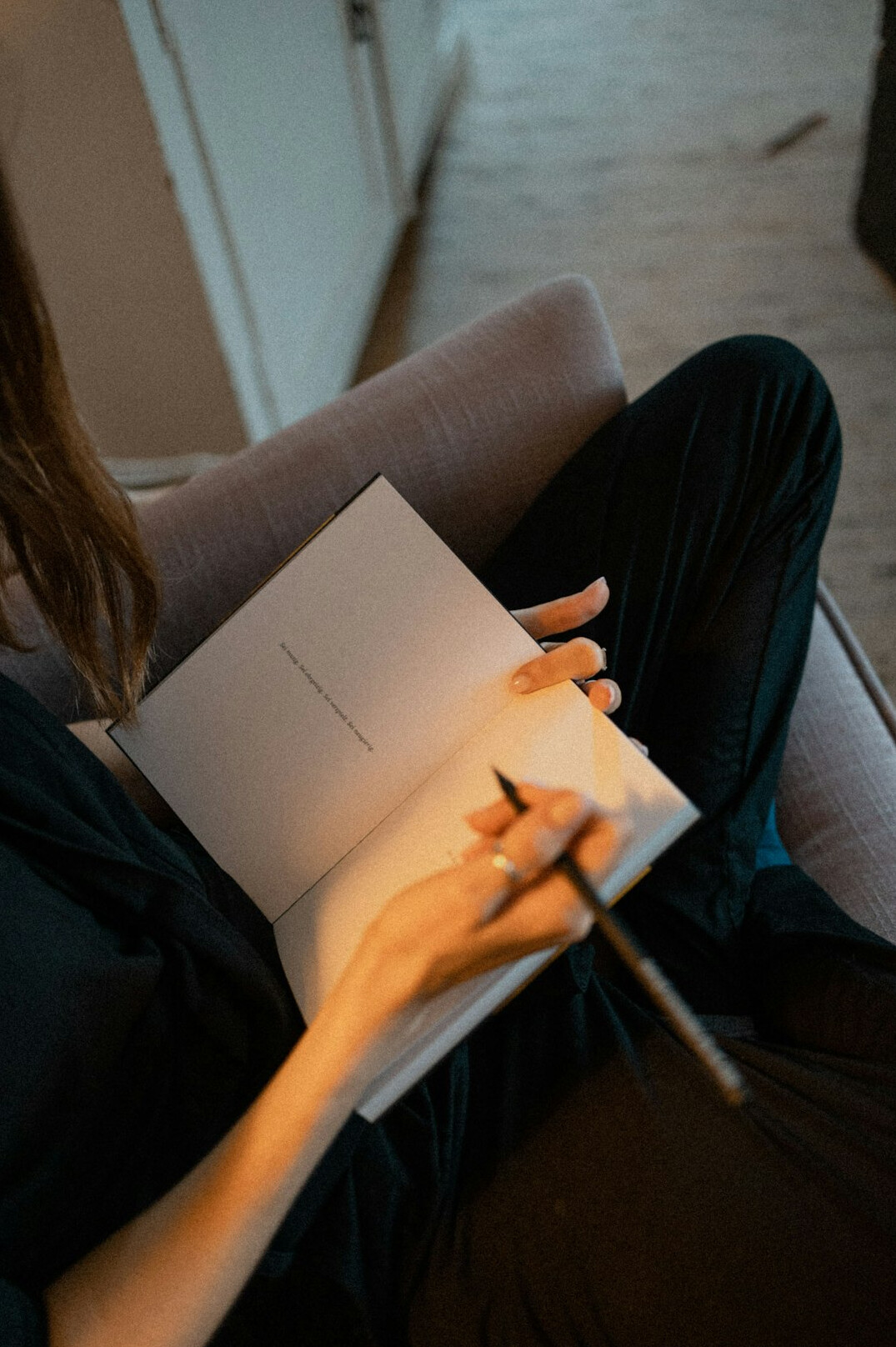person reflecting on emotions
